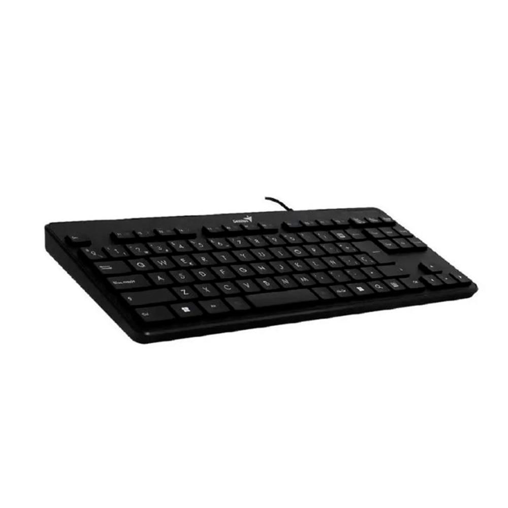 TECLADO GENIUS TKL LUXEMATE 110 USB MULTIMEDIA SP, COLOR NEGRO P/N: 31300012401
