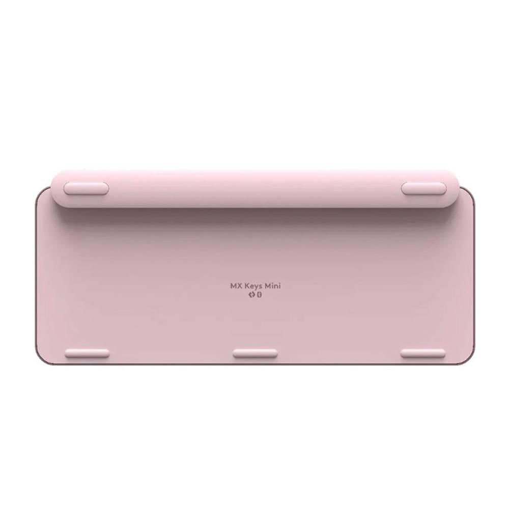 TECLADO INALAMBRICO LOGITECH MX KEYS MINI ROSA BLUETOOTH/USB, CARGA POR CABLE USB C P/N: 920-010478
