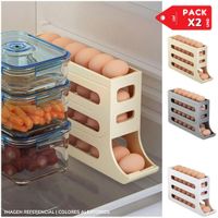 Contenedor Organizador Deslizante de Huevos 4 niveles Aleatorio