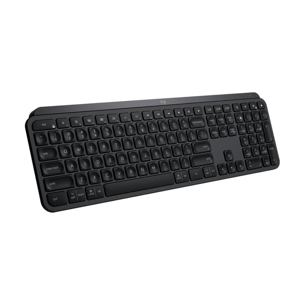 TECLADO INALAMBRICO LOGITECH MX KEYS S, RETROILUMINACION BLUETOOTH QWERTY GRAFITO PN: 920-011561