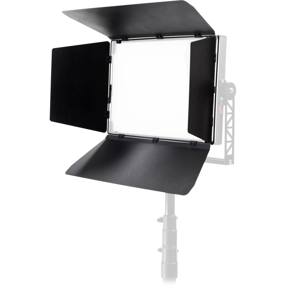 Aladdin Barndoors para Base-Lite 100 LED: Diseño 4 Vías, Moldea el Haz de Luz, Permite Iluminación