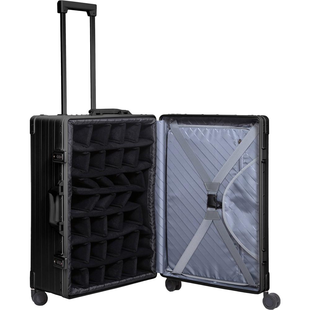 Funda de Cámara Aleon Check-In con Divisores (Onyx, 30"") - Aluminio de Grado Aeronáutico, Ruedas Du