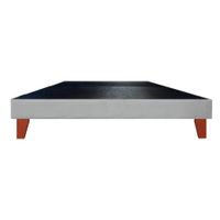 Base de Cama Luton Slim 1.5 Plz - Gris Claro