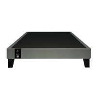 Base De Cama Europea Carintia 2 Plz - Gris Oscuro
