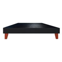 Base de Cama Luton Slim 2 Plz - Negro