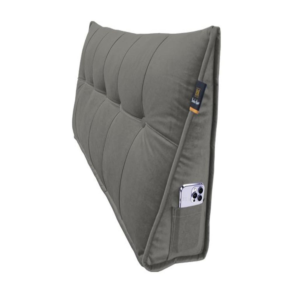 Cojín de Respaldo Bitola 2 plz - Gris Oscuro