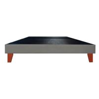 Base de Cama Luton Slim 2 Plz - Gris Oscuro