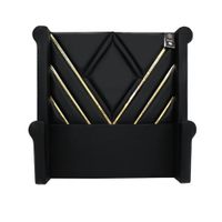 Cabecera Signature Ceuta con Tela espejo 1.5 Plz - Negro