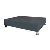 Base De Cama Luton con Ruedas 2 plz - Gris Oscuro