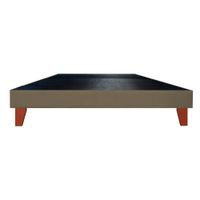 Base de Cama Luton Slim Queen - Beige Oscuro