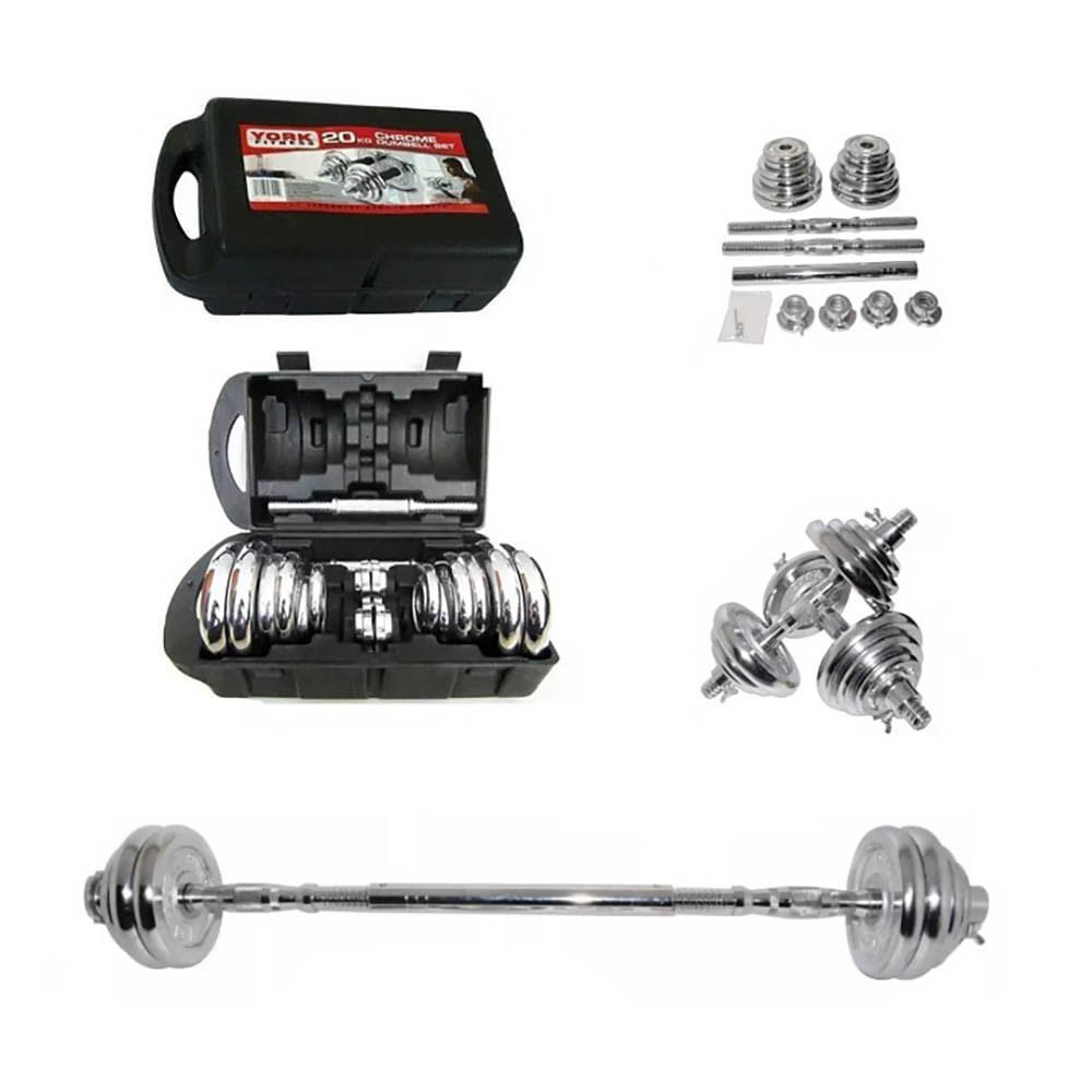 Mancuernas Cromadas Set Mancuernas Mancuernas Cromadas Mancuernas