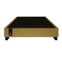 Base De Cama Luton Queen Americano 153 x 203 2 Piezas - Beige Oscuro