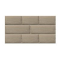 Cabecera Oia Aerea King - Beige Claro