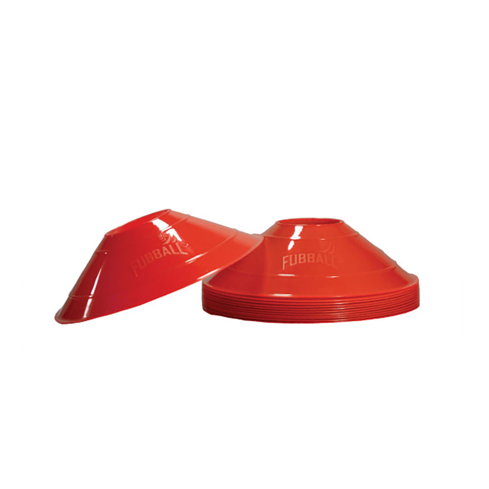 Platillos FutbolFit Rojos x 12