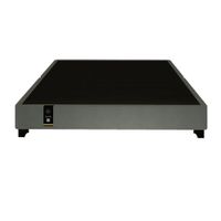 Base De Cama Luton King Europeo 200 x 200 2Piezas - Gris oscuro