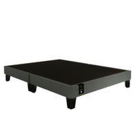Base De Cama Europea Carintia Queen Europea 1.60 x 2.00 - Gris Oscuro