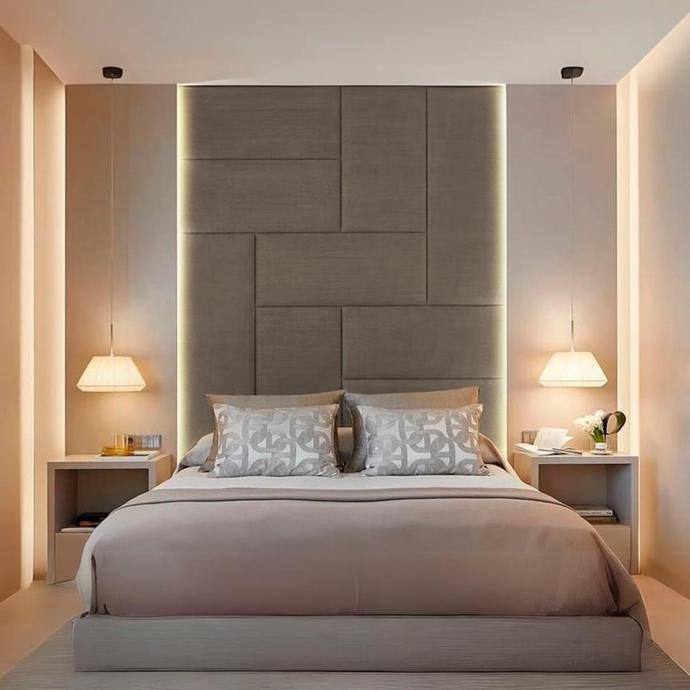 Cabecera Arhus 1 Plz - Beige Claro