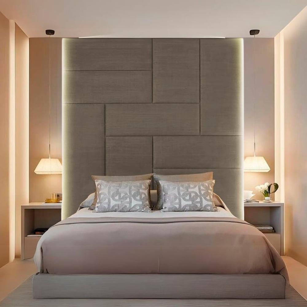 Cabecera Arhus 2 Plz - Beige Claro