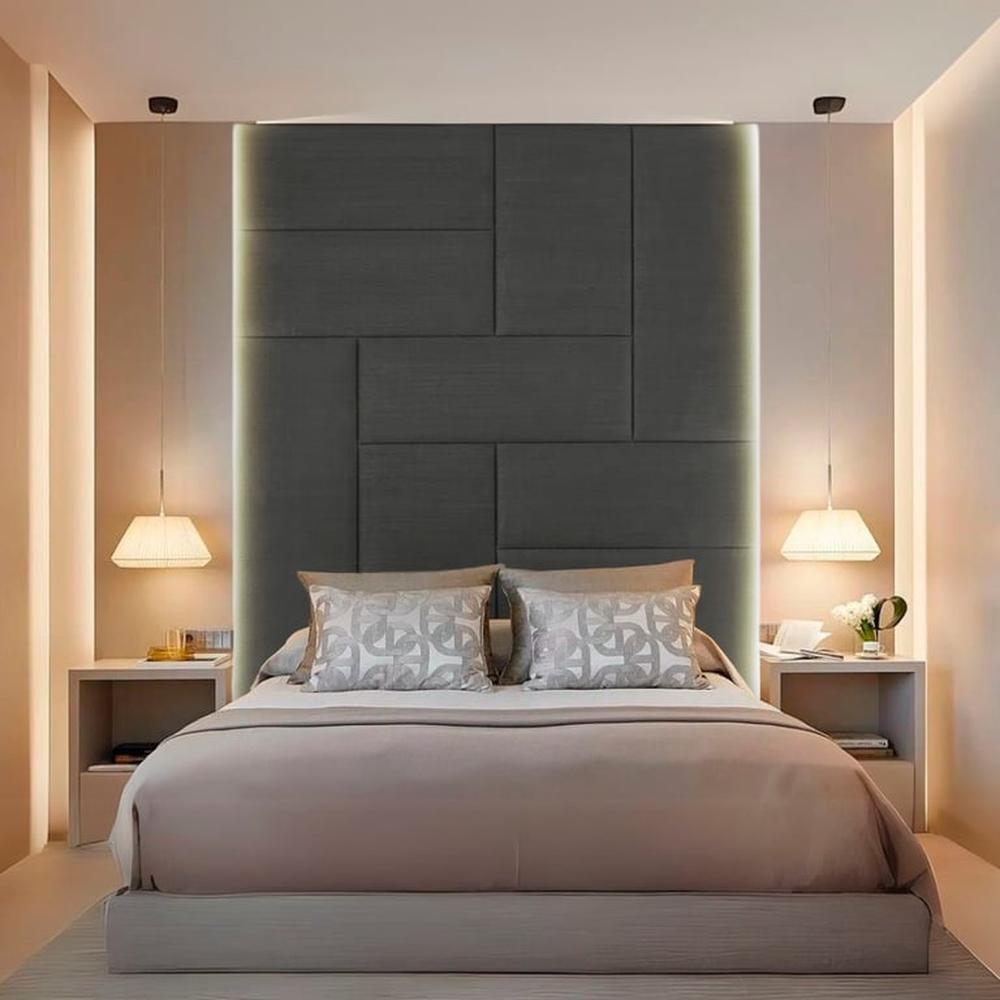 Cabecera Arhus 1.5 Plz - Gris Oscuro