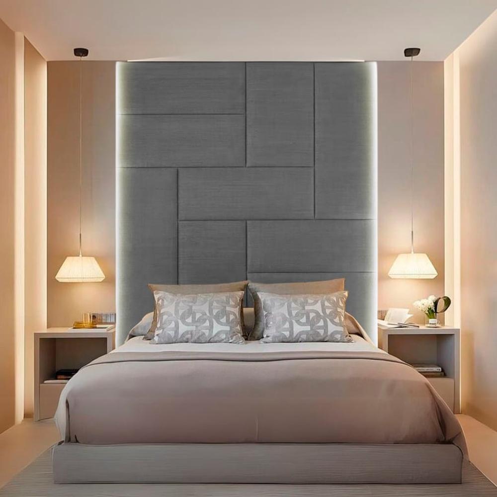 Cabecera Arhus 1.5 Plz - Gris Claro