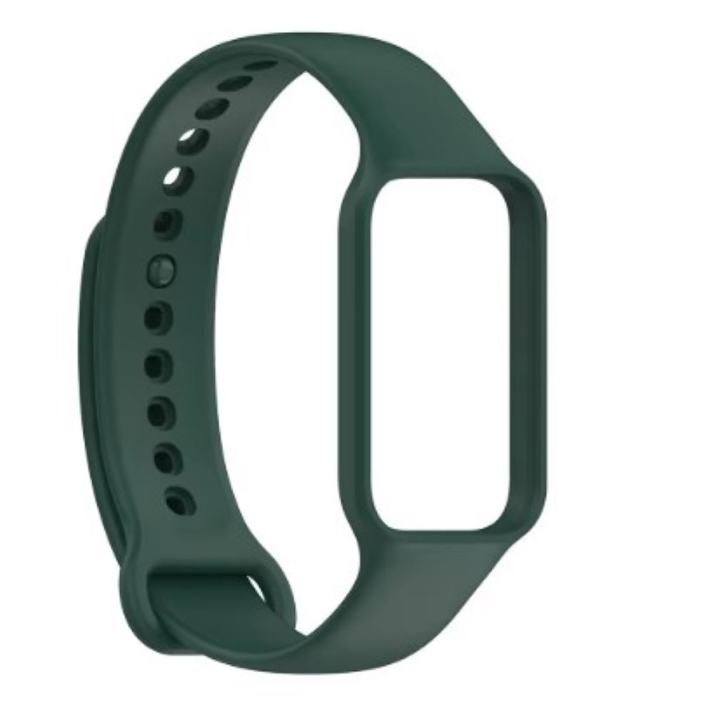 Correa de silicona Para Xiaomi Smartband 8 active y Redmi Smartband 2 verde oscuro Correa de silicona Para Xiaomi Smartband 8 active y Redmi Smartband 2 verde oscuro