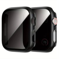 Bumper con glass antiespía para smartwatch 40-41mm negro
