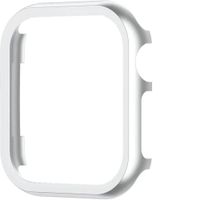 Bumper case de acero inox para smartwatch de 45mm plata