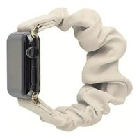 Correa Coquette Carmin para Applewatch 42-44-45-49mm Blanco