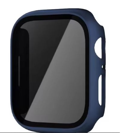 Bumper con glass antiespía para smartwatch 40-41mm azul