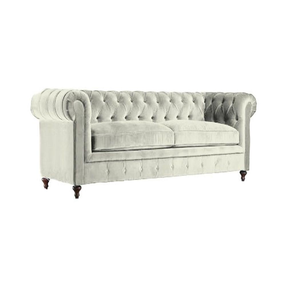 Sofá Cheesterfield 3 cuerpos Kozani - Ivory