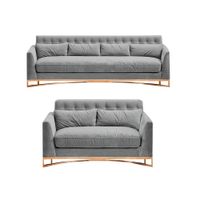 Juego de sala 3 2 Luxury Llinden - Beige claro