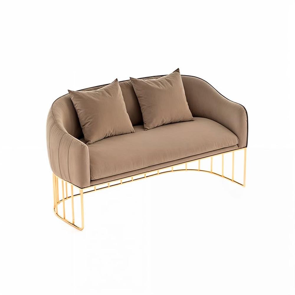 Sofá Luxury Sveti 2 Cuerpos - Beige claro