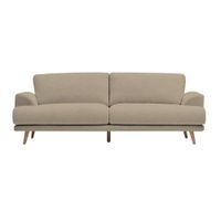 Sofá Moderno Carlow 3 Cuerpos - Beige Claro