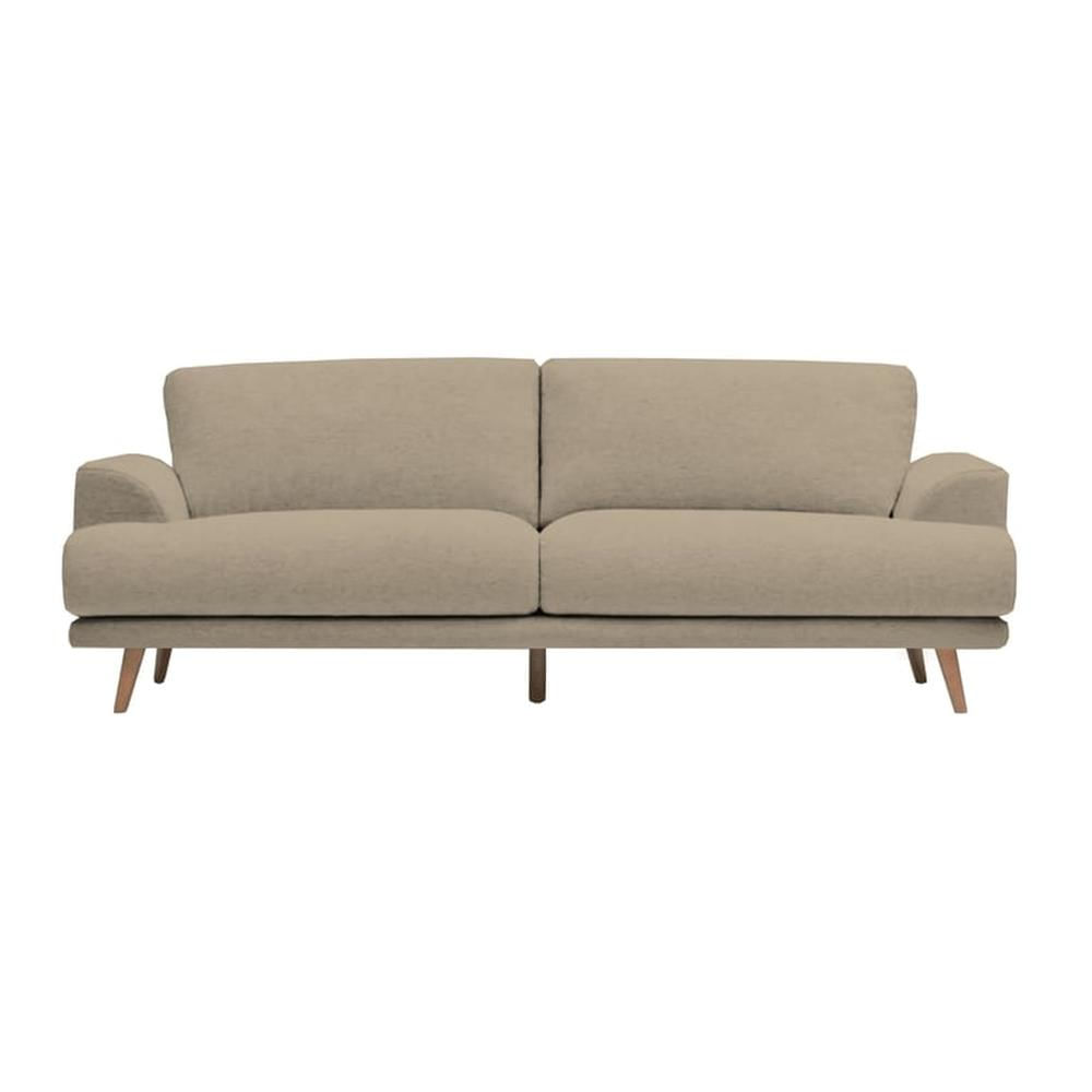 Sofá Moderno Carlow 3 Cuerpos - Beige Claro