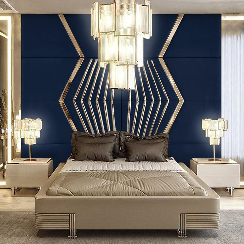 Cabecera Viborg Queen - Azul Marino