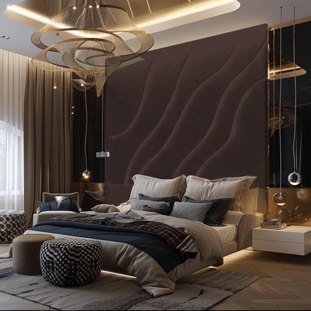 Cabecera Kolding Queen - Chocolate