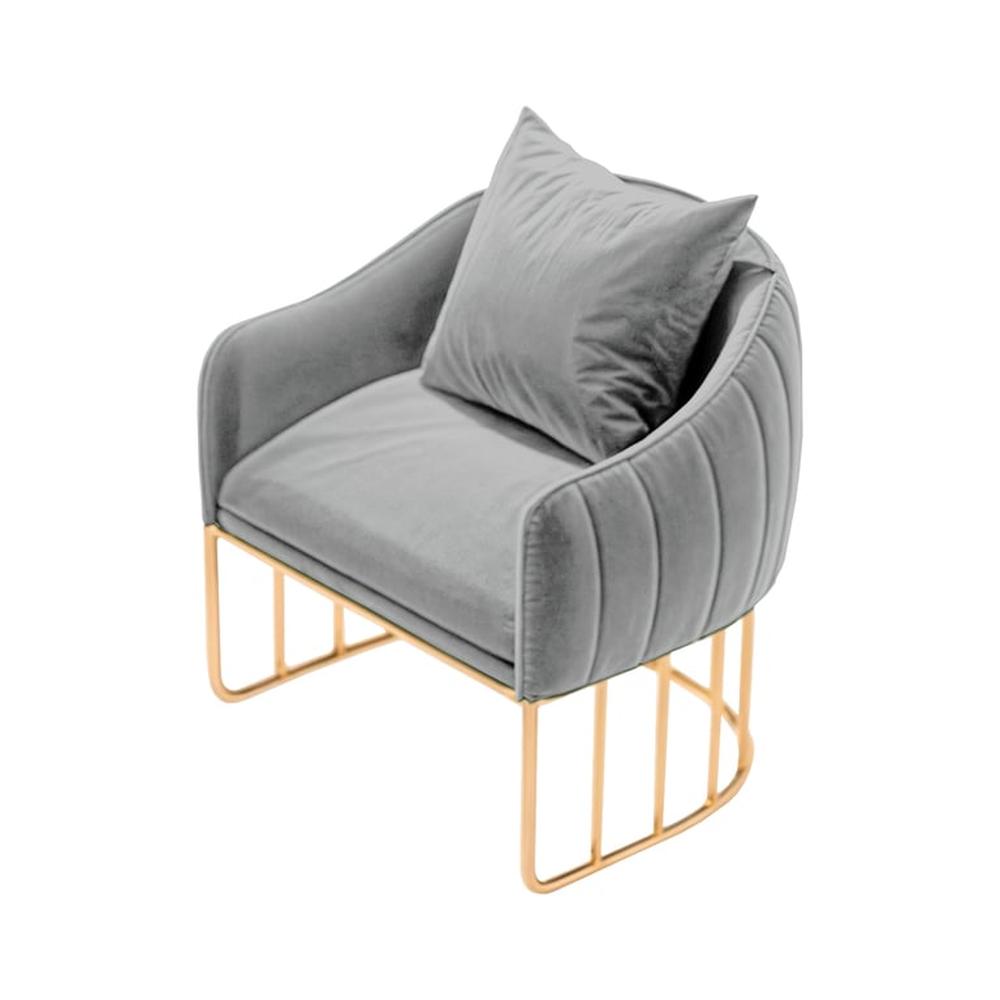 Sofá Luxury Sveti 1 Cuerpo - Gris claro