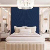 Cabecera Herning Queen - Azul Marino