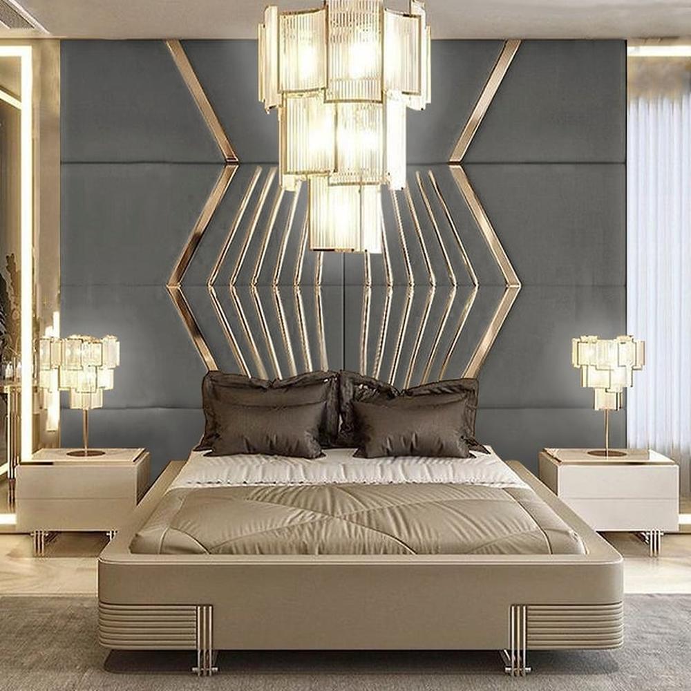 Cabecera Viborg Queen - Gris Oscuro