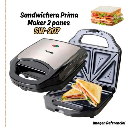 Sandwichera Prima Maker 2 panes SW-207