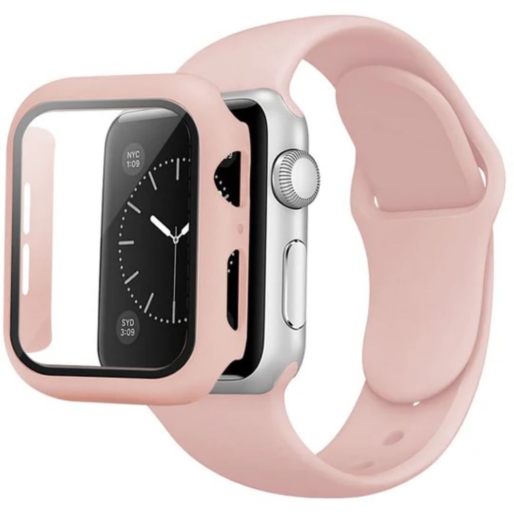 Bumper case para apple watch de 46mm serie 10 rosado Bumper case para apple watch de 46mm serie 10 rosado