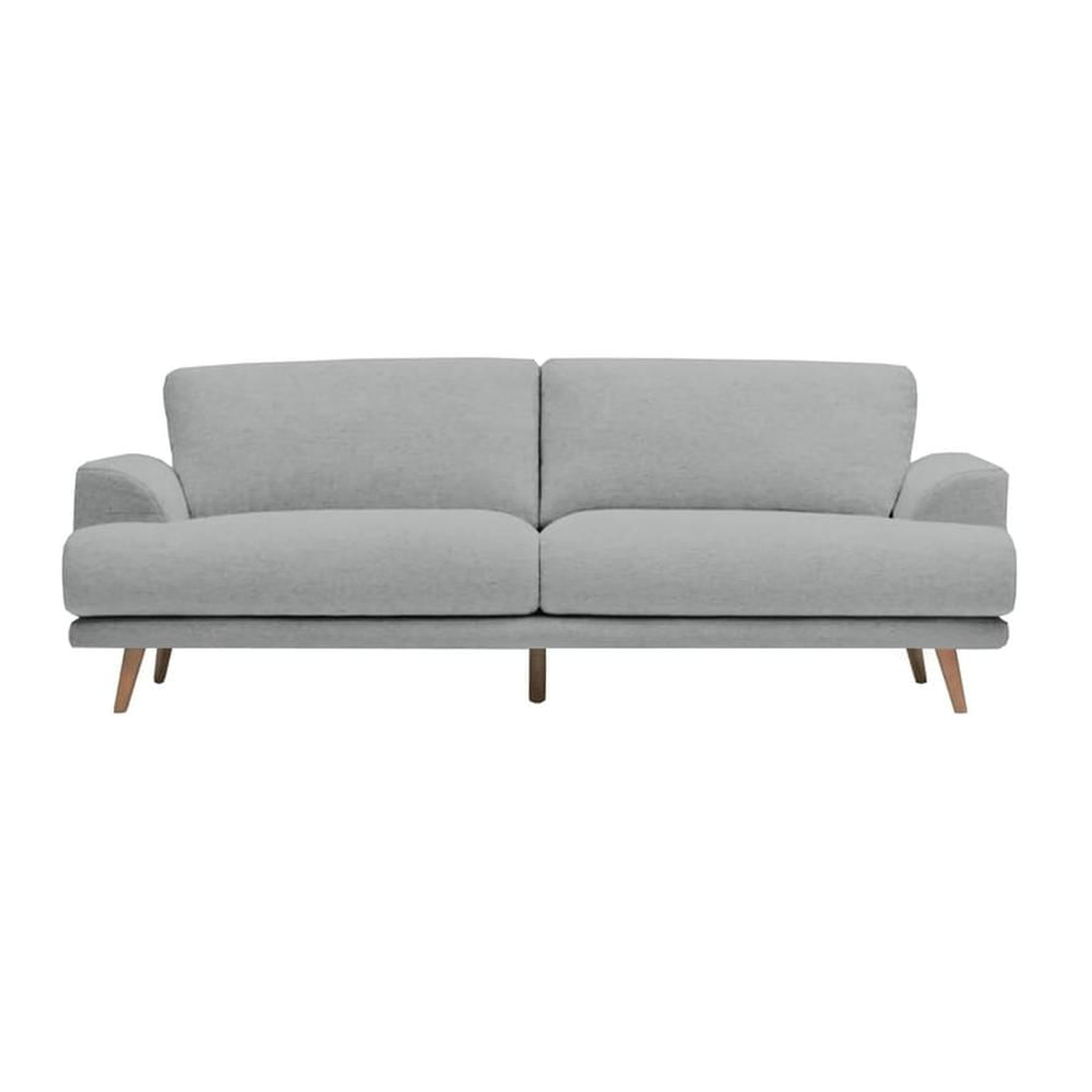 Sofá Moderno Carlow 3 Cuerpos - Gris Claro