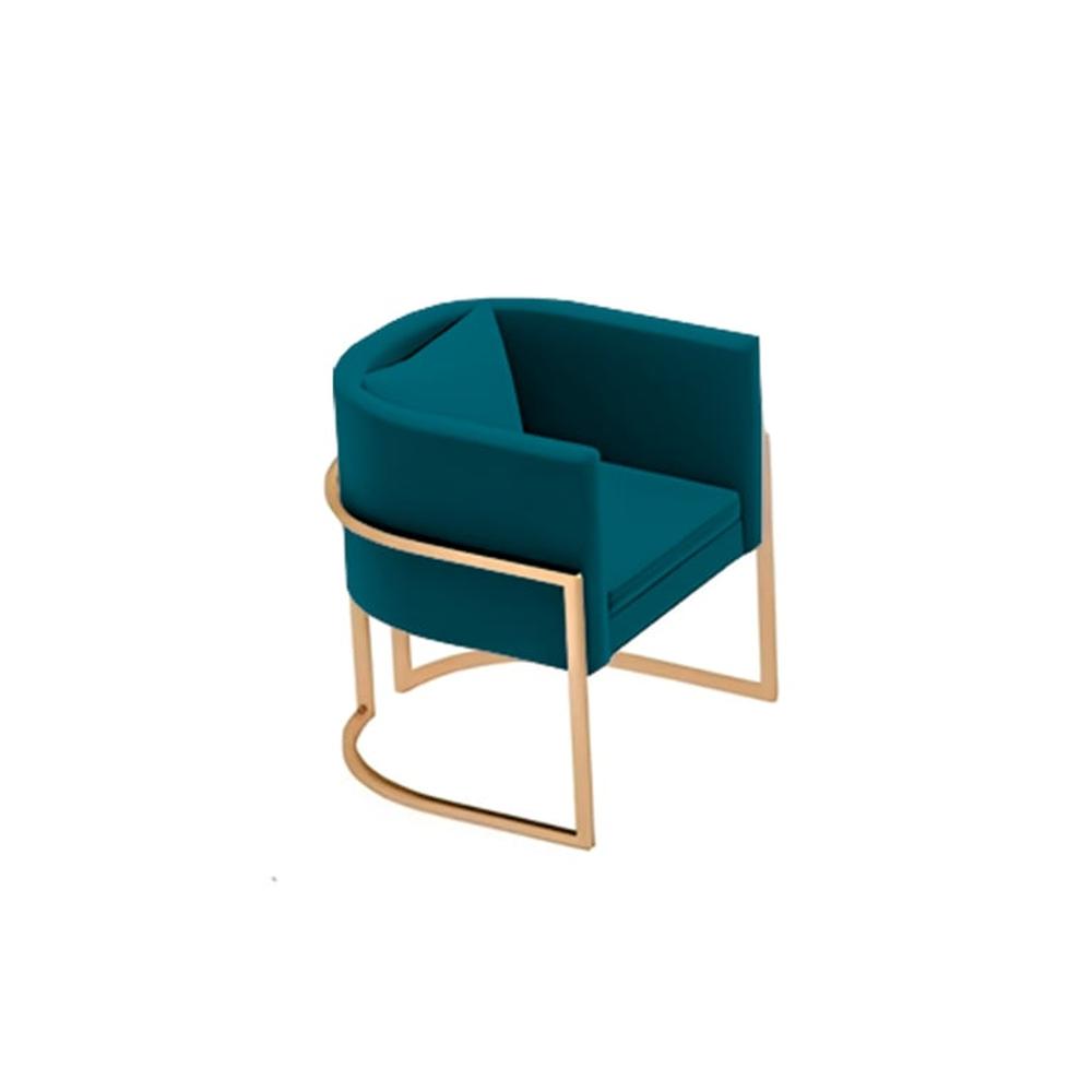 Sofá Luxury Ohrid 1 Cuerpo - Cobalto