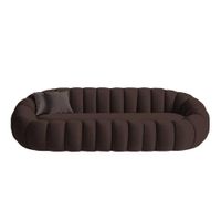 Sofá Aura Cozy 3 Cuerpos - Chocolate