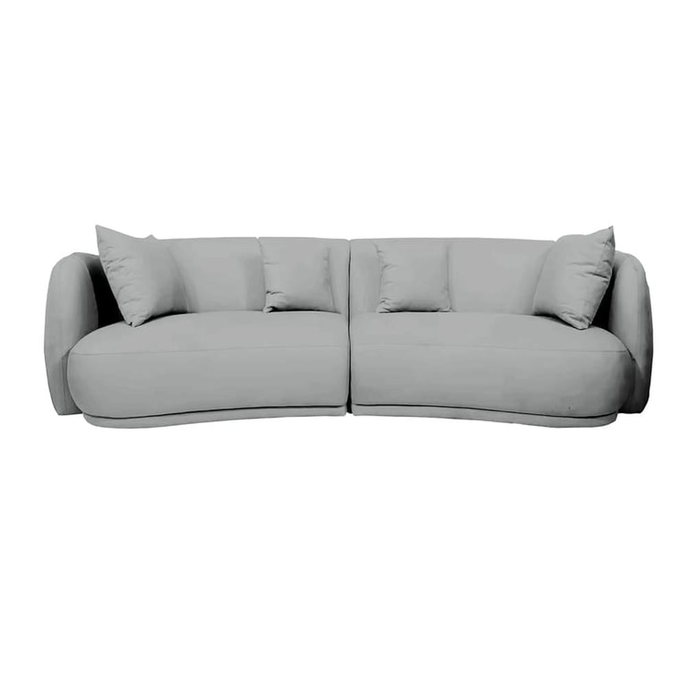 Sofá Moderno Wexforth 4 cuerpos - Gris Claro