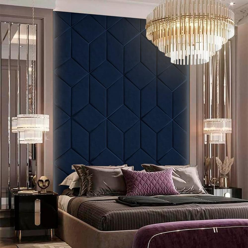 Cabecera Fredericia King - Azul Marino