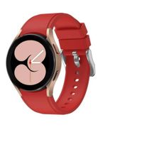Correa de silicona watch 4-5-5 pro-6-7-fe rojo