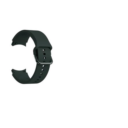 Correa de silicona samsung watch 4  5  5 pro  6  7  fe verde oscuro