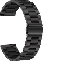 Correa eslabones acero inox para watch 4 5 5pro 6 7 fe negro