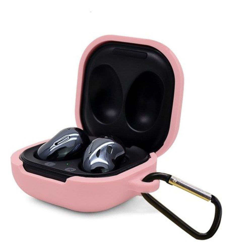 Case de silicona para galaxy buds 2-2pro-Fe-live rosa Case de silicona para galaxy buds 2-2pro-Fe-live rosa